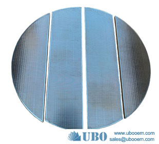 Wedge Wire v wire water well bending v wire curve screen panel