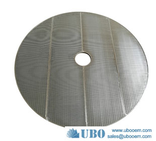 Wedge Wire v wire water well bending v wire curve screen panel