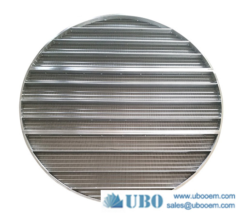 stainless steel wedege wire wrapped wire panel screen element