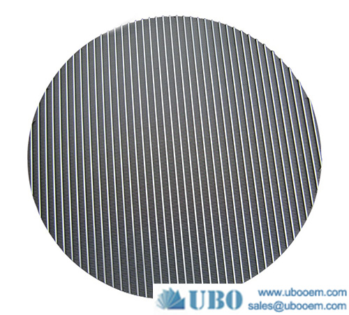 stainless steel wedege wire wrapped wire panel screen element