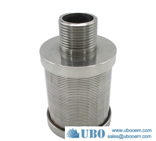 Johnson wedge wire screen nozzle strainer used for activated carbon filtration