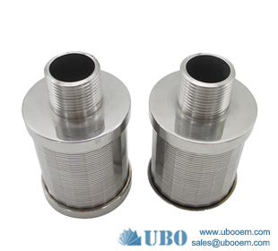 V Wire type wedge wire filter nozzle strainer used for food