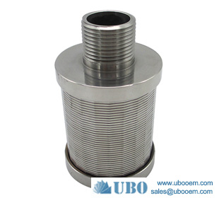 Welded wire screen type filter screen nozzle used in making sugar