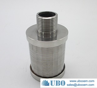 Water Treatment Wedge Wire Screen Nozzle Filter