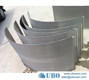 Sieve bend screen for wastewater treatment