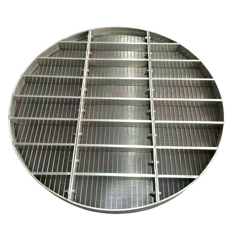 Wedge wire screen false bottom for lauter tuns