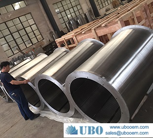 SS wedge wire screen cylinders for wastewater treatment