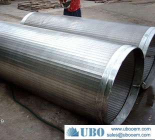 SS wedge wire screen cylinders for wastewater treatment