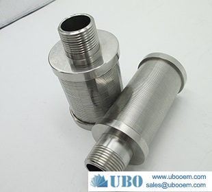 SS filter nozzle for ion exchange system