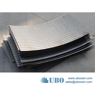 Wedge Wire wedge v wire sieve bend curved screen plate for food processing