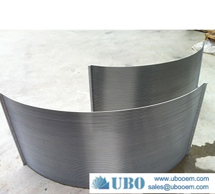 Looped wire sieve bend screen panel for food processing