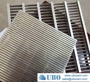 Wedge Wire flat wedge wire screen panel for waste water treatment