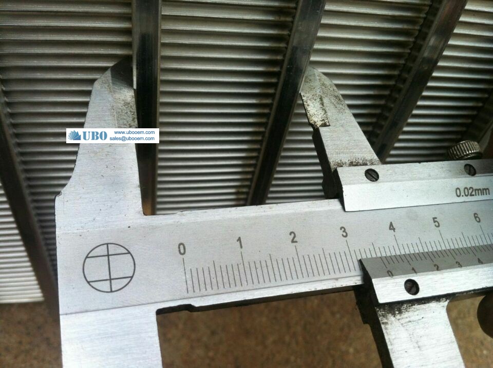 Wedge Wire flat wedge wire screen panel for waste water treatment