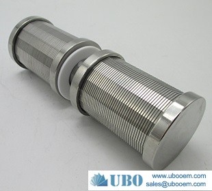 Wedge Wire Single or Double Filter Nozzle Screen For Water Treatment