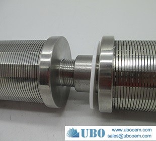 Wedge Wire Single or Double Filter Nozzle Screen For Water Treatment