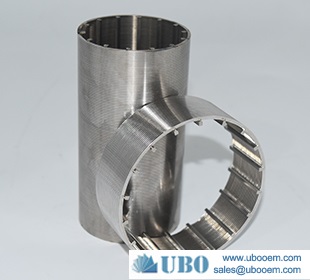 Stainless steel slotted wedge wire screen tube for industry filtration