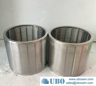 V Wire Wrapped Screen Pipe for Wastewater Treatment
