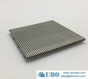 SS flat wedge v wire screen panel used for iron ore