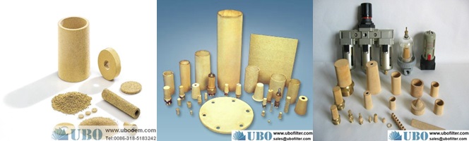 Bronze powder sintered Filter cylinder