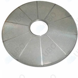 Sintered filter leaf filter disc
