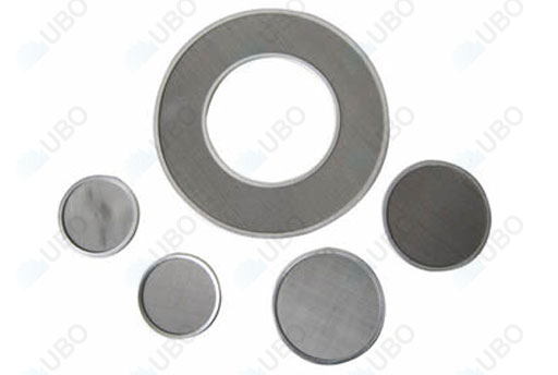Round and annulus filter discs from sintered wire cloth