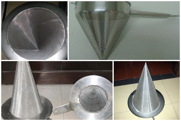 Sintered mesh Cone filters