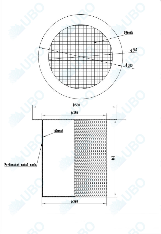 Perforated Metal Basket Filter