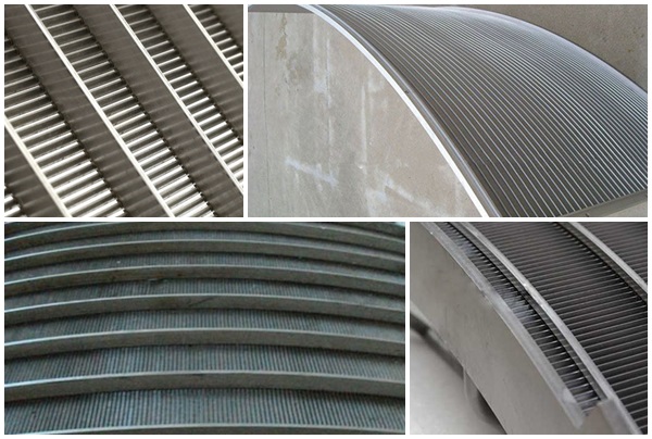 Wedge sieve band-arch screen