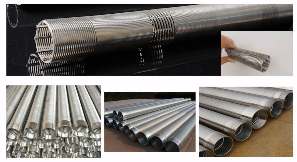 AISI304 continous slot oil well screen pipes for the Oil and Gas industry