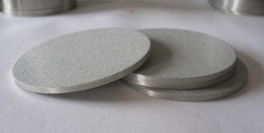 Titanium powder sintered filter plate