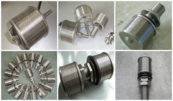 wedge wire stainless steel screen nozzles