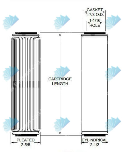 Spinning polymers Filter Element