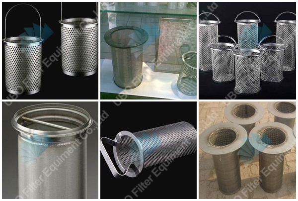 basket strainer oil filter