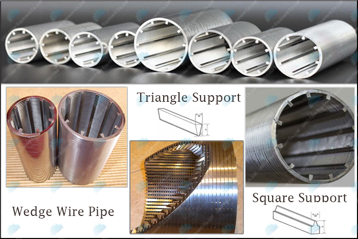 Wedge wire Screen cylinders