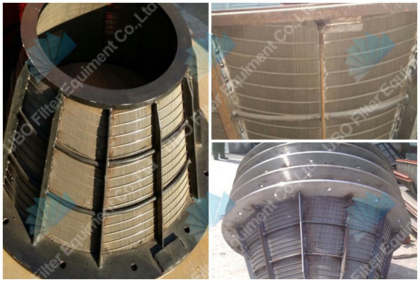 wedge wire screen for centrifuge screen