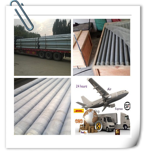 stainless steel water well screen V wire type