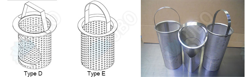 basket strainer oil filter