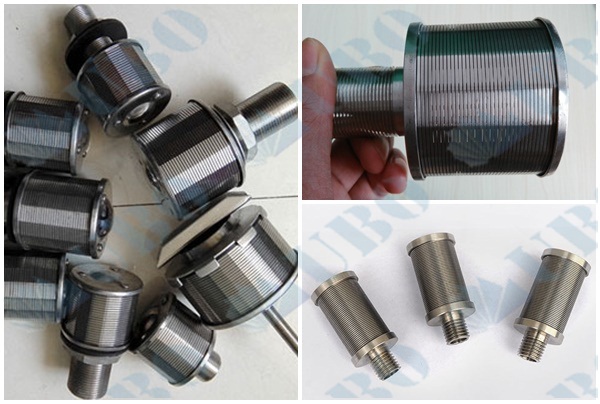 Wedge wire column strainer Hastelloy