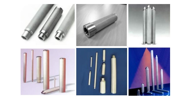 Sintered wire mesh cartridges