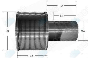 Wedge wire screen pipe