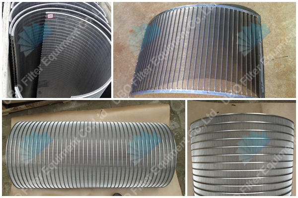 Stainless steel302 wedge wire curved screen for wasterwater treatment