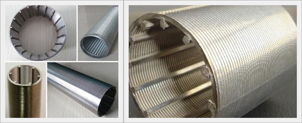 galvanized Wedge Wire v wire water well screen for drilling water