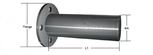 wedge wire screen for resin trap