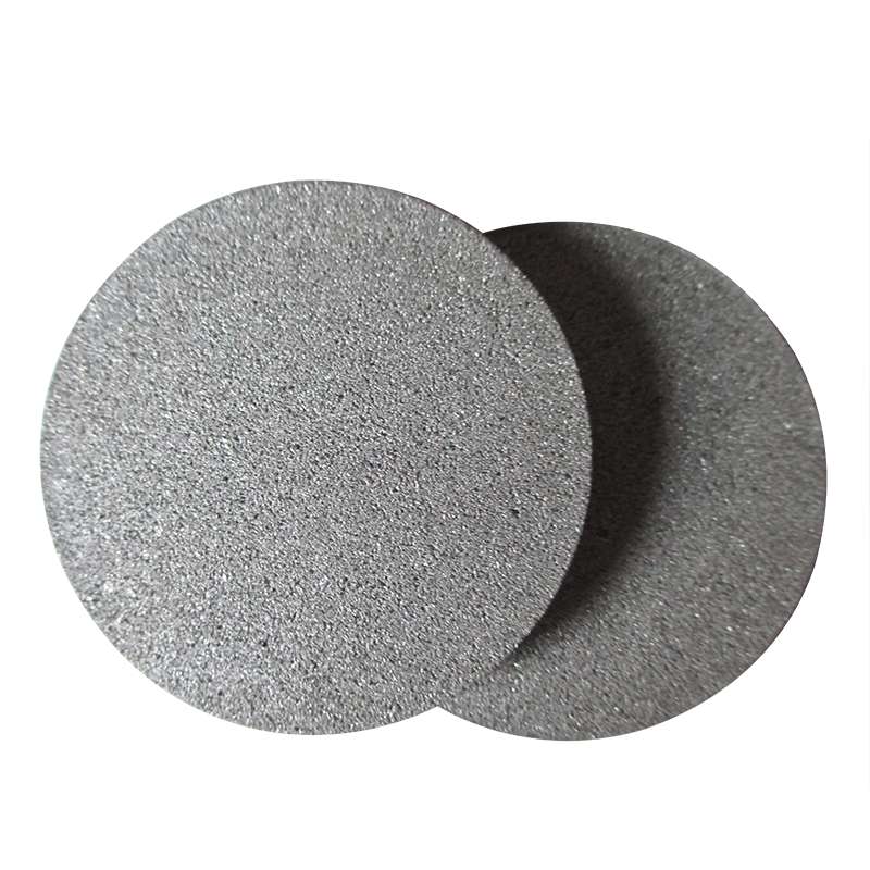 Titanium powder sintered filter disc